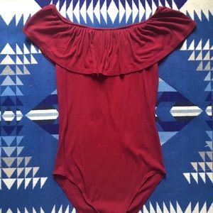 A&F Off-Shoulder Bodysuit